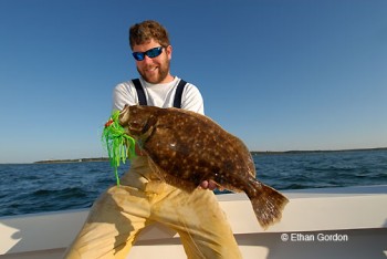 Fluke caught on Hairball charters