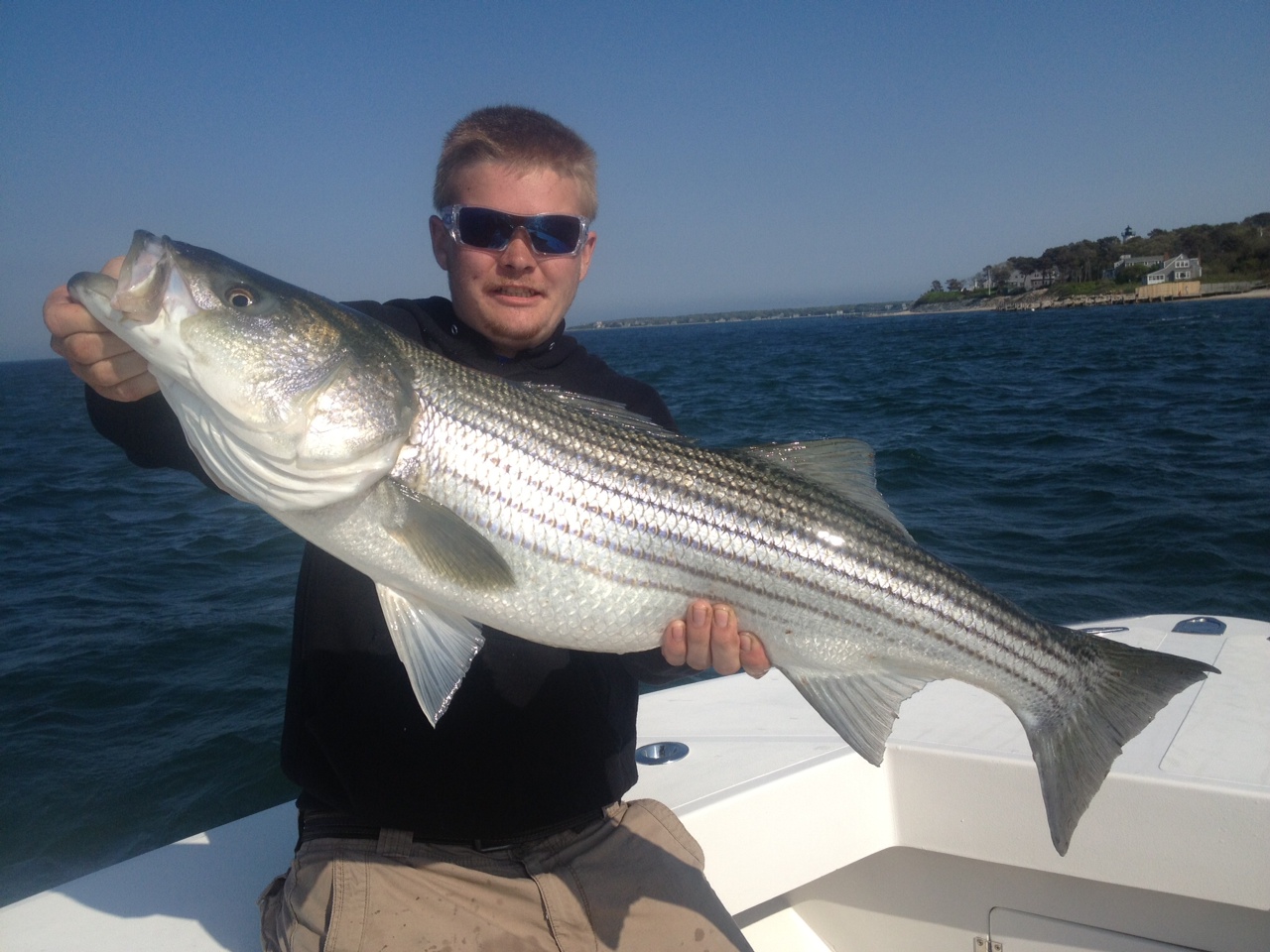 Summer time fishing on Cape Cod fun for Fiends and families