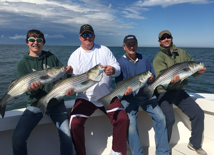 June Fishing Charter for Stripers & Black Sea Bass