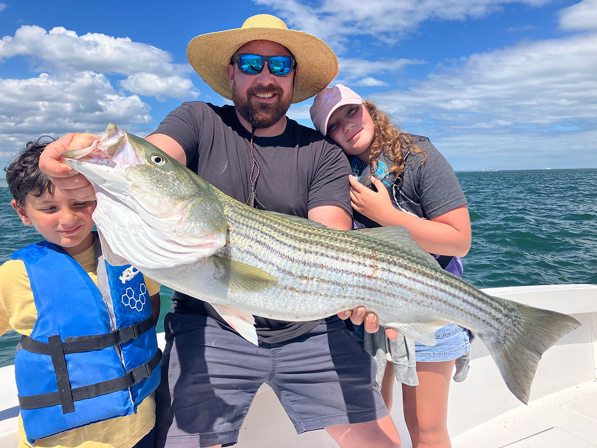 Cape Cod Trophy Striped Bass Fishing Charters Are in Full Swing